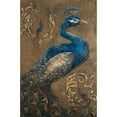 thumbnail image 3 of Hakimipour, Tiffany 13x18 Black Modern Framed Museum Art Print Titled - Pershing Peacock I, 3 of 5