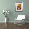 thumbnail image 2 of Trademark Fine Art "Two Friends" Canvas Art by Joarez, White Matte, Silver Frame, 2 of 4