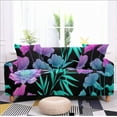 thumbnail image 2 of Lotus Leaf Printing Elastic Sofa Cover for Living Room Alllusive L Shaped Couch Cover Lotus Cushion Cover housses de canapé, 2 of 7