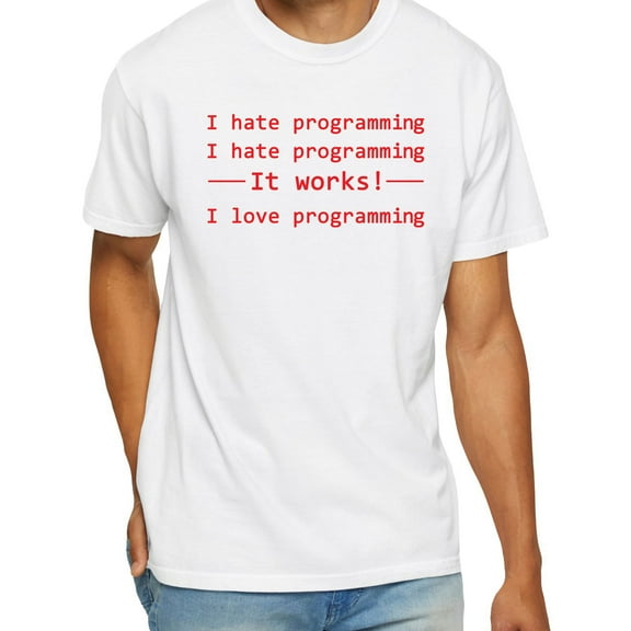 I Hate Programming – It Works – I Love Programming Shirt