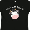 thumbnail image 4 of Inktastic Cow You Doin'? Cute Cow Boys or Girls Toddler T-Shirt, 4 of 5