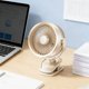 thumbnail image 1 of 3 In 1 Clip On Wall Mountables Desk Fan With Stand USB Rechargeable Portable 3 Speed Adjustable Personals Coolings Fan For Office Home RV, 1 of 7