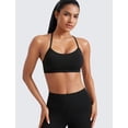 thumbnail image 2 of Sujetador deportivo CRZ YOGA Butterluxe, espalda en Y, acolchado, espalda cruzada, negro, 2 of 7