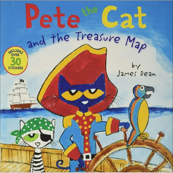 Pre-Owned Pete the Cat and the Treasure Map (Unknown) 0606396241 9780606396240