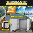 thumbnail image 3 of Historyli Caja de acero para exteriores de 16 x 16 x 8 pulgadas,caja eléctrica de acero,IP66,resistente al agua y al polvo,caja de conexiones eléctricas para exteriores e interiores., 3 of 7