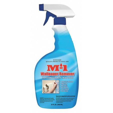 Use Wallpaper Stripper - M-1 79332M 1 qt. Liquid Wallpaper Stripper, Water