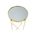 thumbnail image 3 of Rb SPACE Ritz Tall - table d'Appoint - Ronde - Miroir - base Dorée, 3 of 4