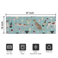 thumbnail image 5 of Dogs with Wine and Glasses Door Rugs,Washable Non Slip Door Mats Indoor,Decorative Door Mats,Entry Mat Indoor for Entrance,Bedroom,Kitchen,Bathroom,16"x47", 5 of 6