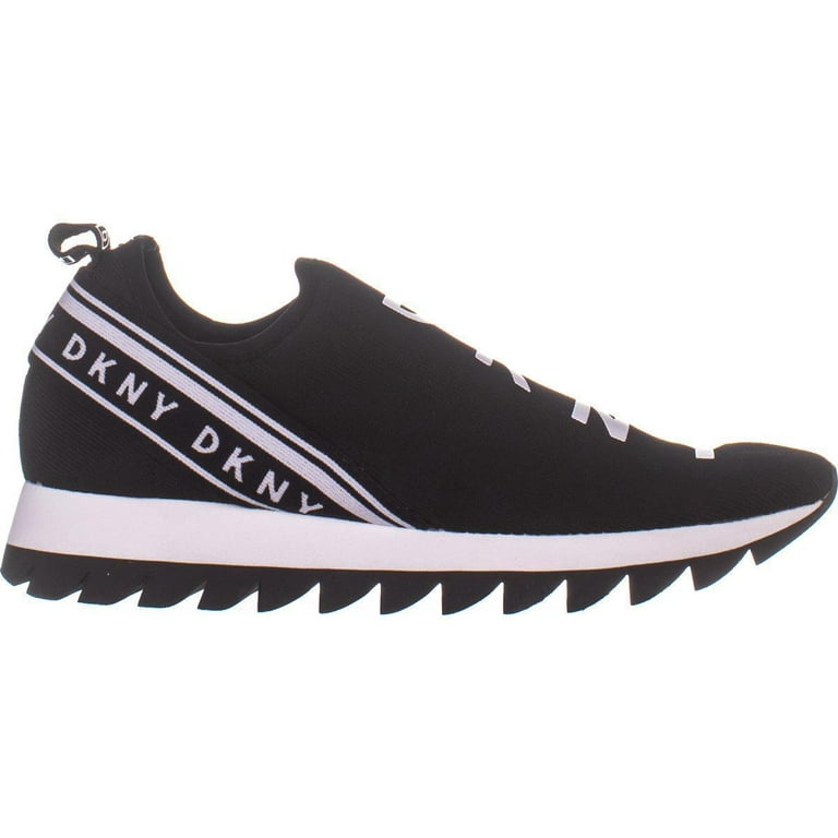 Womens DKNY Abbi Slip On Low Top Sneakers, Black, 7.5 US / 38 - Walmart.com