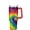 color-208, variant on 40oz Pineapple Tumbler with Spill Proof Lid Father's Day Pineapple Gifts for Men 40 oz Theme Tumbler Handle Straw Double Insulated