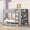 Gray, variant on Minimal space needed - Comfortable and safe bunk bed for family use