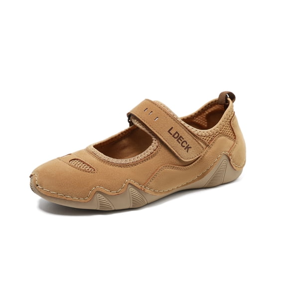 Women's Casual Shoes Breathable Non-slip Sneakers Outdoor Walking Shoes Lightweight Comfortable Loafers Brown 10 US