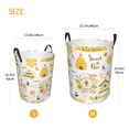 thumbnail image 3 of Fotbe Farm Bee Cute Honey Cesto de Ropa con Asas, Cesto Impermeable de Gran Capacidad, Bolsa de Lavado para Dormitorio, Cesto de Ropa con Ruedas y Asas-Small, 3 of 6