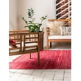 thumbnail image 4 of Rugs.com Chindi Cotton Collection Rug – 5' x 8' Red Flatweave Rug Perfect For Living Rooms, Large Dining Rooms, Open Floorplans, 4 of 9