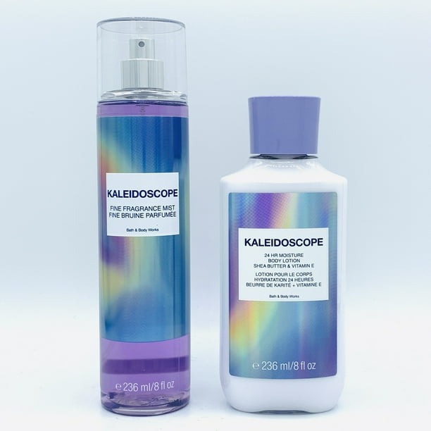 Bath and Body Works Kaleidoscope Fine Fragrance Mist and Super Smooth Body Lotion 2Piece Bundle
