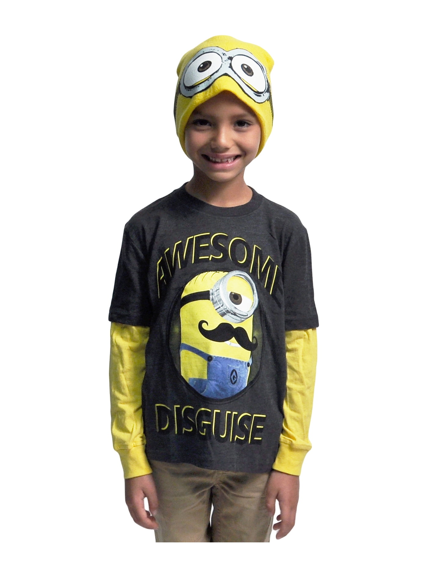 Minion Kid's Shirt Long Sleeved Various Color & Size