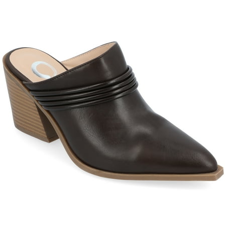 

Journee Collection Womens Jinny Slip On Block Heel Mule Pump