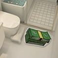 thumbnail image 3 of Cozy Carpet Rug Art Doormat for Entryway Funky Bath Mat and Bedside Rugs Non- Decorative Polyester Mat for Living Room and Bathroom Use, 3 of 3