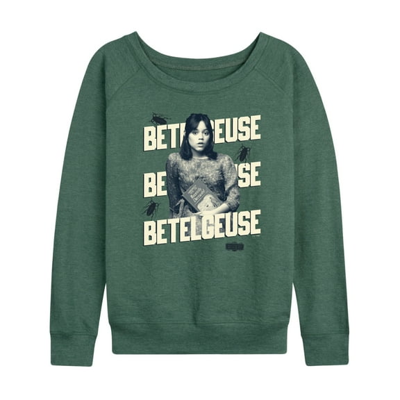 Beetlejuice BeetleJuice - Astrid Betelgeuse - Women's French Terry Long Sleeve Shirt