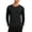 Black, variant on Asxite Men Plus Size Tops Round Neck Long Sleeve Solid Breathable Fast Dry Sport Shirts