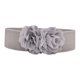 thumbnail image 5 of Cinturón ancho para mujer, estilo informal, de moda, elástico, para vestidos y blusas. Gris, 5 of 9
