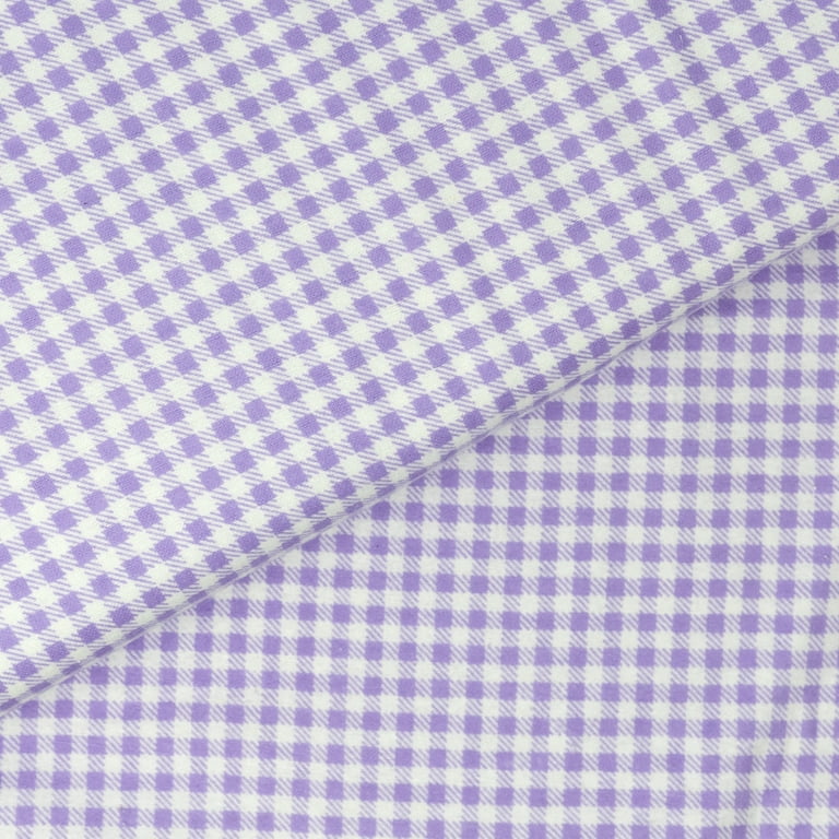 100% Cotton Flannel Fabric Lilac, by the yard