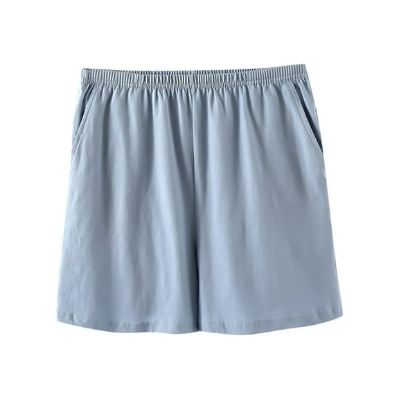Tsesme Women's Pajama Shorts Soft Comfy Elastic Waist Home Pants with Pockets Loose Gym Workout Running Shorts
