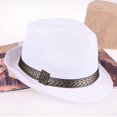 thumbnail image 2 of Men Jazz Hat Sunshade Photo Prop Chic Color Matching Sunhat, 2 of 5