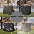 thumbnail image 2 of Patio Swing Cover A-Frame Swing Covers Waterproof Resistant Weather Protector black, 2 of 8