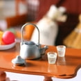 thumbnail image 3 of FELTECHELECTR 3 piezas de adornos de tetera de plástico simulados, mini decoración para el hogar, micro paisaje, 3 of 7