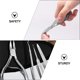 thumbnail image 5 of 1 Conjunto Durable Nail Clippers Nail Trimmer Set Cutters Nail Cutters Herramienta de pedicura (Plata), 5 of 6