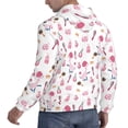 thumbnail image 3 of Hoodies for Men - Cute Poodle Dog Care Items Pink Long Sleeve Comfrt Men'S Fashion Hoodies & Sweatshirts, Sweatshirts for Men Hoodies Pullover Clothing Clothes with Pouch, 3 of 7