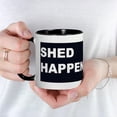thumbnail image 5 of CafePress - Shed_Happens_Lg Large Mug - 11 oz Ceramic Mug - Novelty Coffee Tea Cup, 5 of 6