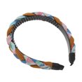 thumbnail image 5 of Unique Bargains 1 Pc Toothed Woven Headbands for Women Coffee Color, 5 of 6