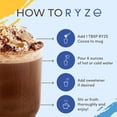 thumbnail image 6 of RYZE Mushroom Hot Cocoa Melatonin Sleep Supplement, Keto Cocoa Powder with Reishi, Melatonin, Glycine to Help Fall Asleep and Stay Asleep, 20 Servings, 6 of 7