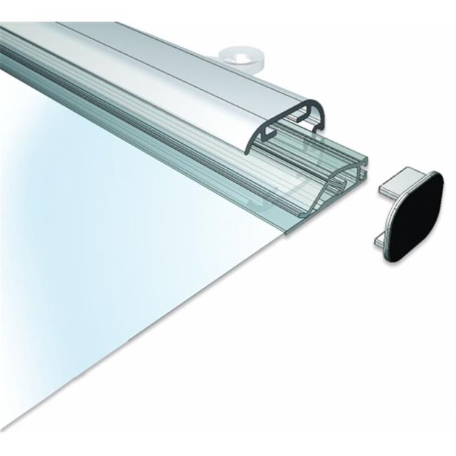 SnapGraphic Grippers 96 in. Oval Snapgraphic- Silver
