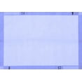 thumbnail image 1 of Ahgly Company Machine Washable Indoor Rectangle Solid Blue Modern Area Rugs, 2' x 3', 1 of 4