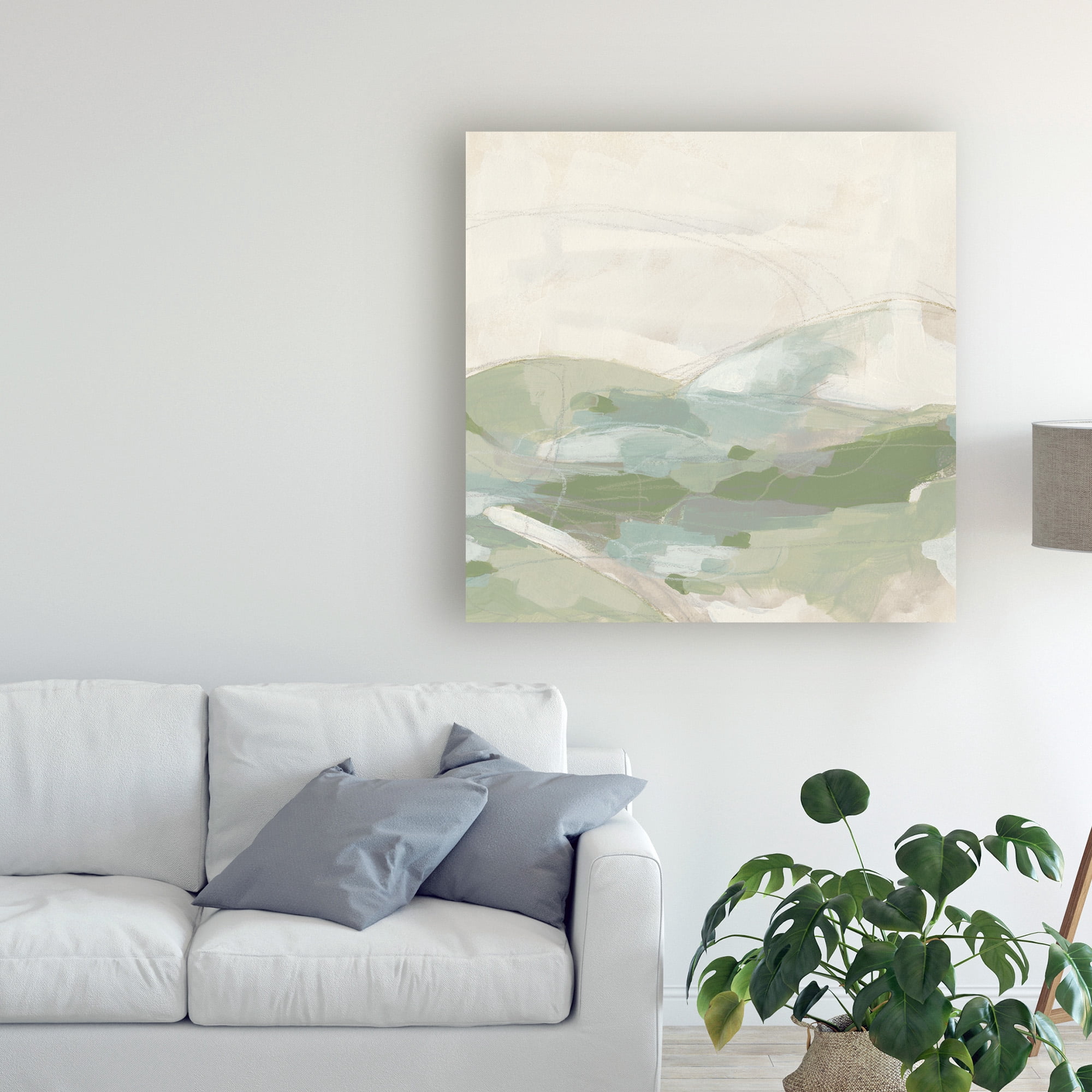 Trademark Fine Art 'Moss Vale I' Canvas Art by June Erica Vess