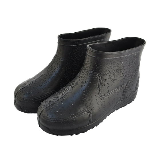 Homoyoyo 1 Pair Mens Boots Waterproof EVA Concave and Convex Sole for Medical Institutions
