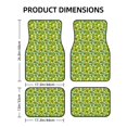 thumbnail image 3 of Uemuo Car Floor Mats - Watercolor Kiwi Fruits Summer Pattern Carpet Floor Mats for Cars, Auto Accessories Front & Rear Car Floor Foot Mat Sets of 4 Pieces, 3 of 6