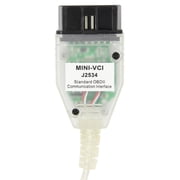 LCDXBYTFT Automotive Diagnostic Tool with OBD2 Diagnostic Cable