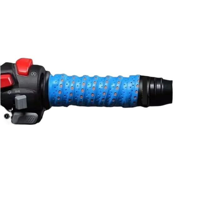 2PC Motorcycle Handlebar Wrap Non-Slip PU Cycling Handle Wraps Anti Slip Wear Resistant Handle Wraps Bar Tape For Enhance Grip
