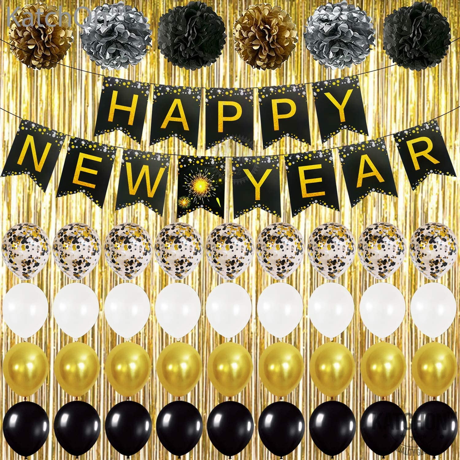 Happy 2021 Sign for New Years Decorations Happy New Year Decorations 2021 Happy New Year Banner for NYE Decorations 2021 Gold New Years Banner for New Years Eve Party Supplies 2021 No DIY Happy 2021 Sign for New Years Decorations Happy New Year Decorations 2021 Happy New Year Banner for NYE Decorations 2021 Gold New Years Banner for New Years Eve Party Supplies 2021 No DIY