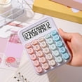 thumbnail image 3 of Calculator with Dual Power Supply 12 Digits for Electronic Calculator Home  School Financial Accounting Tools C, 3 of 7