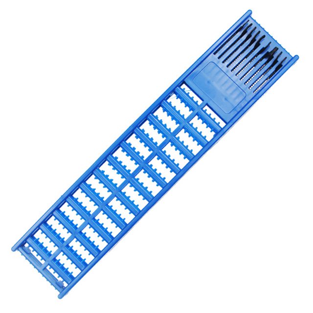 Trayknick Plastic Rig Winding Board Large Capacity Solid Anti-deformation Snelled Rig Holder Fishing Accessory