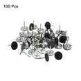 thumbnail image 3 of Clavos decorativos de cabeza plana Uxcell para tapicería de muebles para el hogar, negros, 100 piezas, 3 of 6