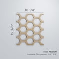 thumbnail image 3 of Ekena Millwork 10 1/4"W x 15 3/8"H x 1/4"T Medium Westmore Decorative Fretwork Wood Wall Panels, Red Oak, 3 of 18