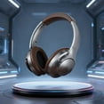 thumbnail image 6 of Bluetooth 5.3 Headphones Over-Ear, High Res Audio Foldable Lightweight Wireless Headphones, Comfortable Protein Ear Pads, 15H Playtime for Home Office Mobile PC and more, 6 of 6