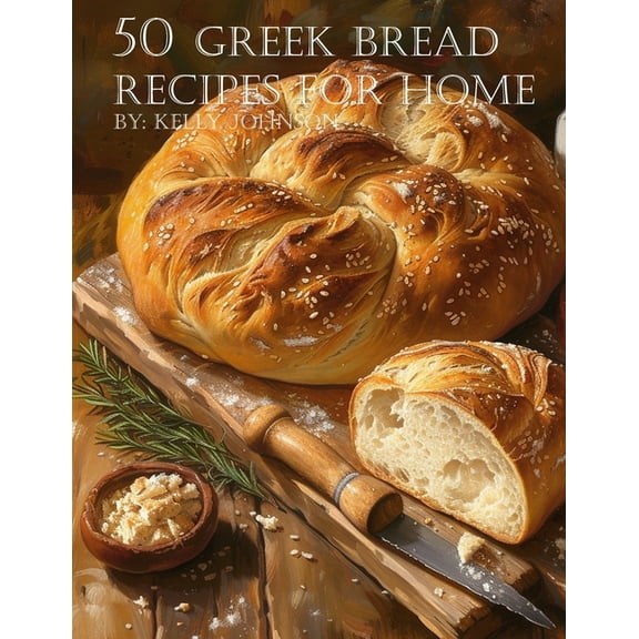 50 Greek Bread Recipes for Home, (Paperback)