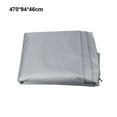 thumbnail image 4 of Wweixi Easy To Carry Boat Cover Waterproof And Dustproof Polyester Easy To Clean Waterproof Cover Dustproof Cover silver 470*94*46cm 1Set, 4 of 6